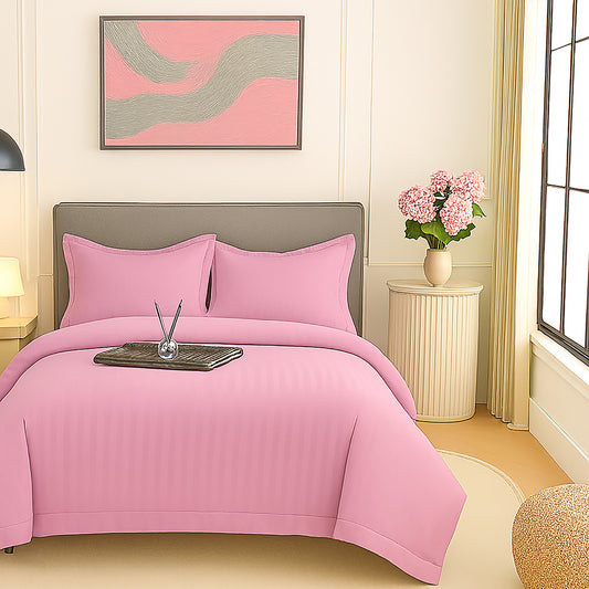 Lenjerie de pat damasc-policoton, 4 piese