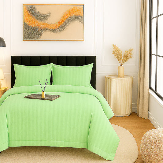 Lenjerie de pat damasc-policoton, 4 piese