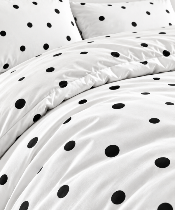 Alternative view of Lenjerie de pat Grădini Dobrogene, 6 piese, două fețe, 100% bumbac percale, alb